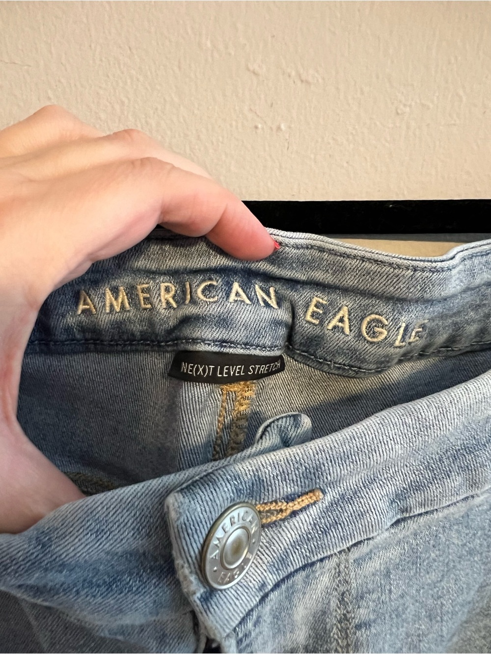 American Eagle Outfitters Curvy Hi-Rise Jegging Crop | Women’s Short - Picture 3 of 5
